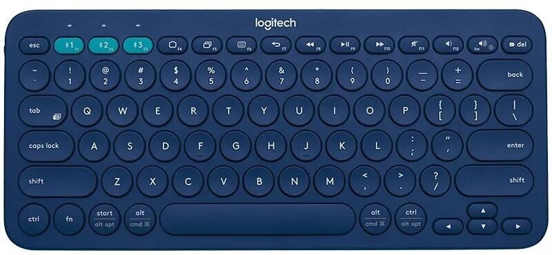 Беспроводная клавиатура Logitech K380 Multi-Device синий, английская