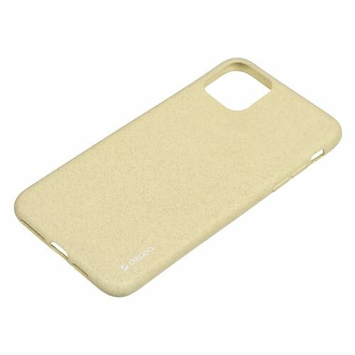 Чехол (клип-кейс) DEPPA Eco Case, для Apple iPhone 11 Pro Max, желтый [87283] - фото №7