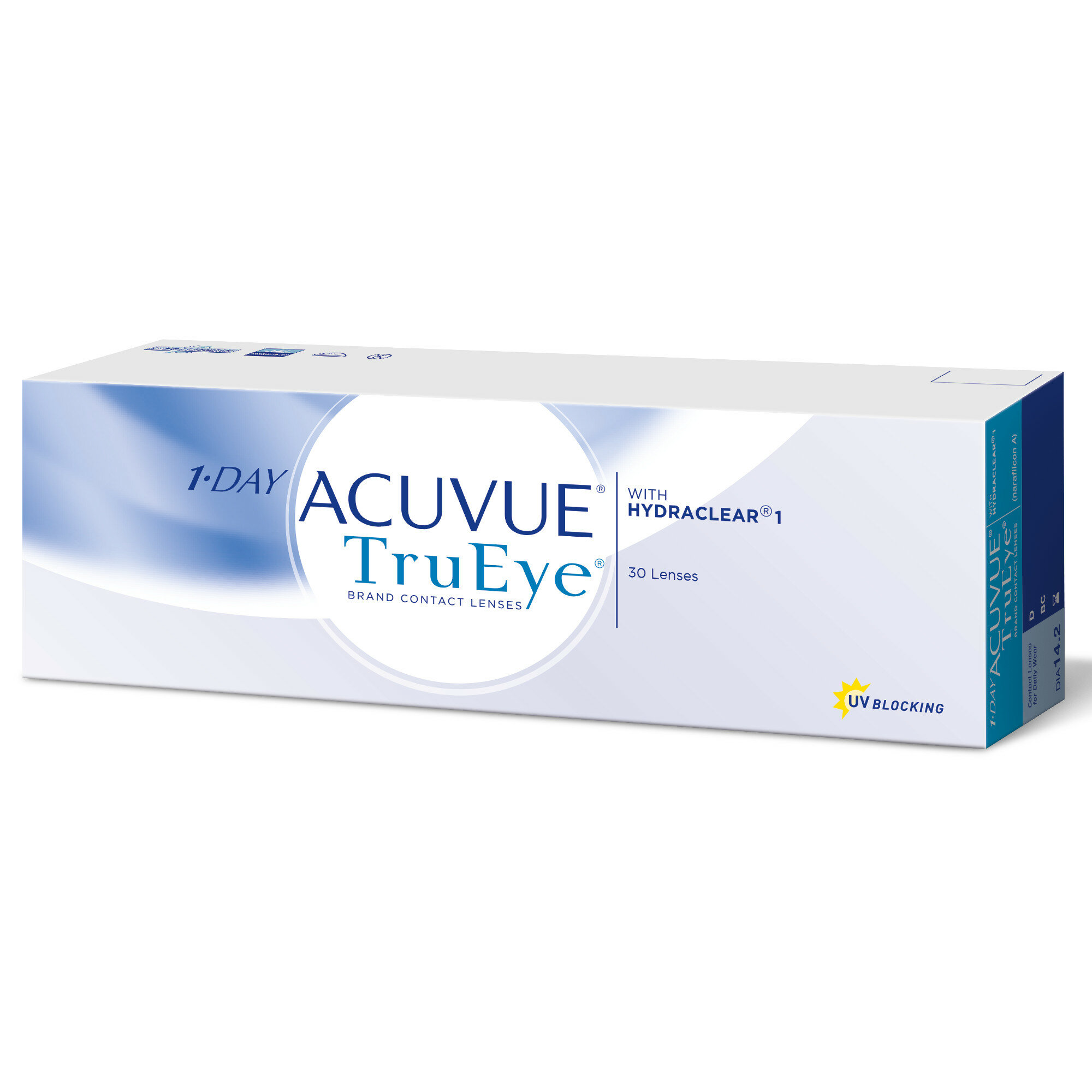 Контактные линзы ACUVUE 1-Day TruEye.., 30 шт., R 8,5, D -5,25