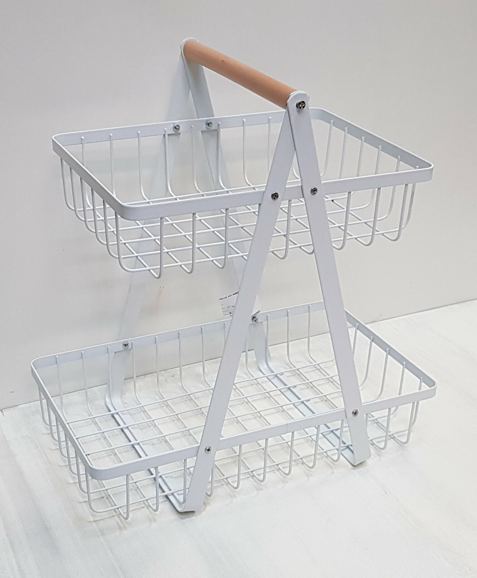 фото Подставка двухъярусная пирамида металл