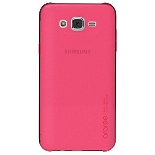 фото Чехол-накладка araree gp-j700kdcp для samsung galaxy j7 neo красный