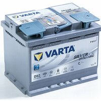 Аккумулятор VARTA D52 Silver Dynamic AGM 560 901 068, 242x175x190, обратная полярность, 60 Ач