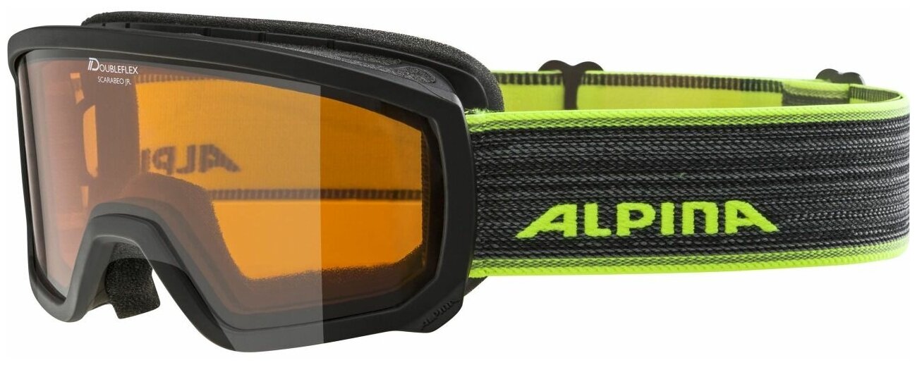   Alpina 2022-23 Scarabeo Jr. Black-Neon Matt