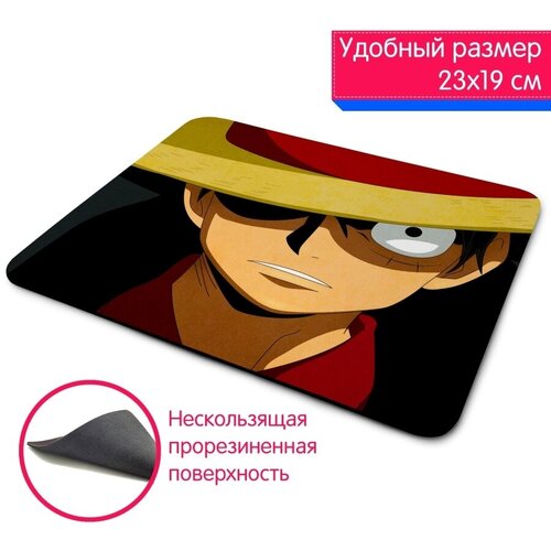 Большой игровой компьютерный коврик для мыши аниме Ван Пис One Piece герой