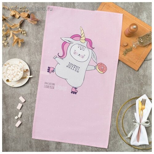 фото Полотенце "этель" caticorn 40х73 см, 100% хлопок, саржа 190 г/м2 4645856