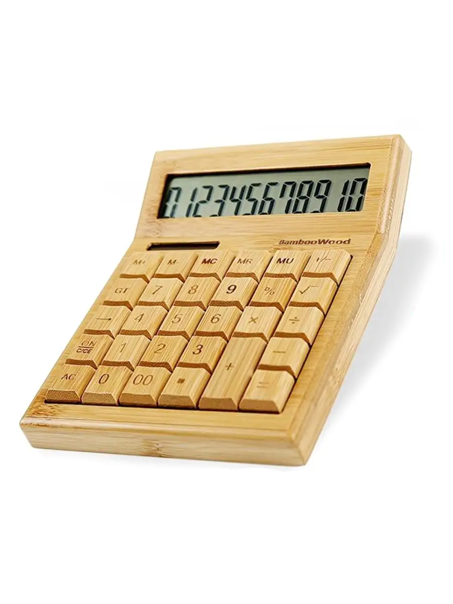 Калькулятор BambooWood из бамбука 29 клавиш