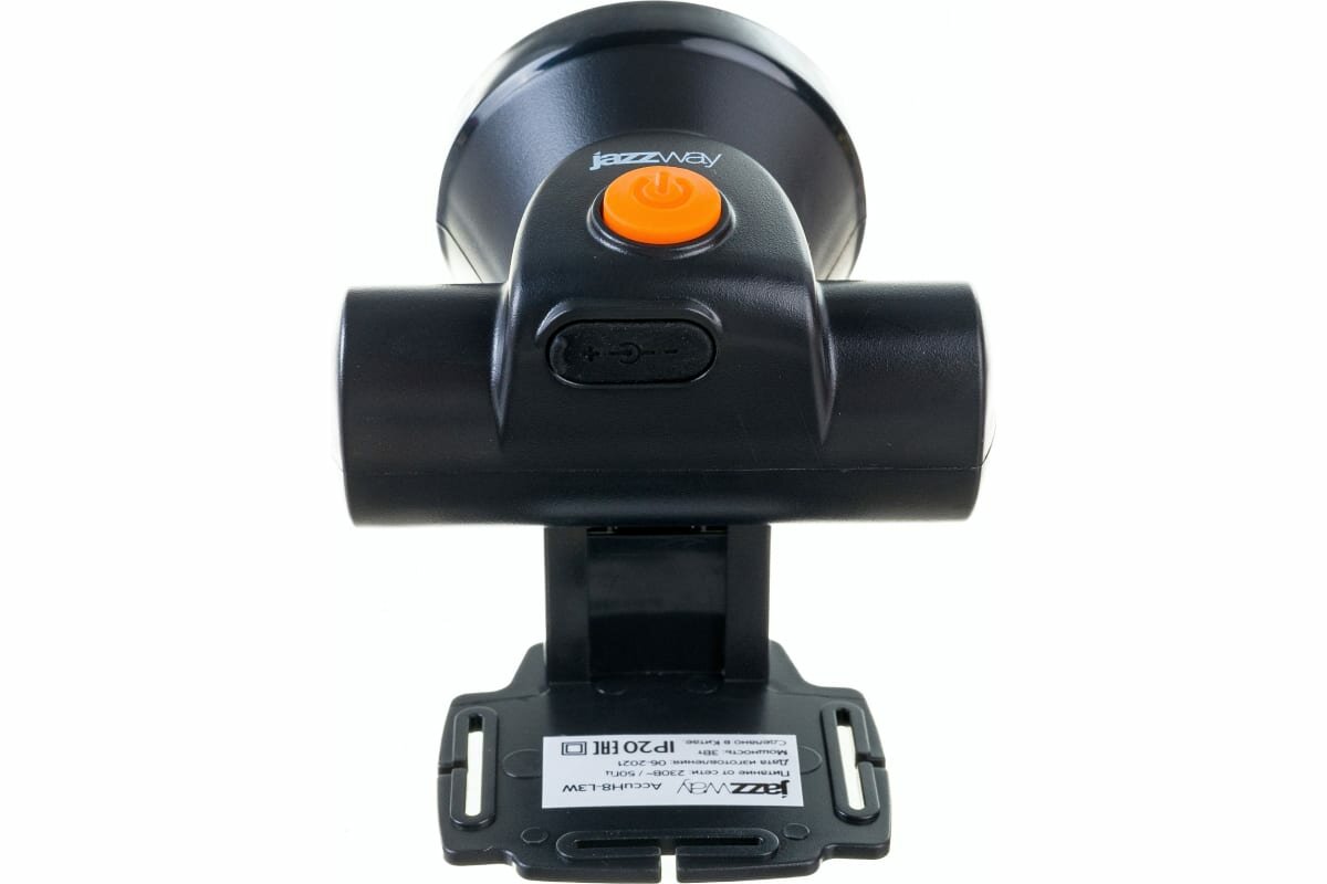 Налобный фонарь JAZZWAY AccuH8-L3W, черный , 3Вт [5024571] - фото №7