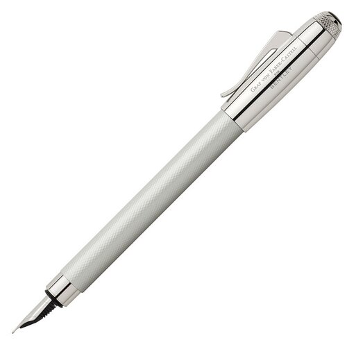 Ручка перьевая Graf von Faber-Castell Bentley White Satin Fine, подар. уп.