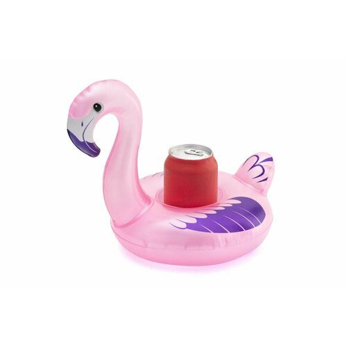 Надувной держатель для стакана BestWay 34127 Фламинго (26.5х24см) intex надувной плавающий держатель напитков фламинго 57500 0 2 кг 33 см 25 см 25 см