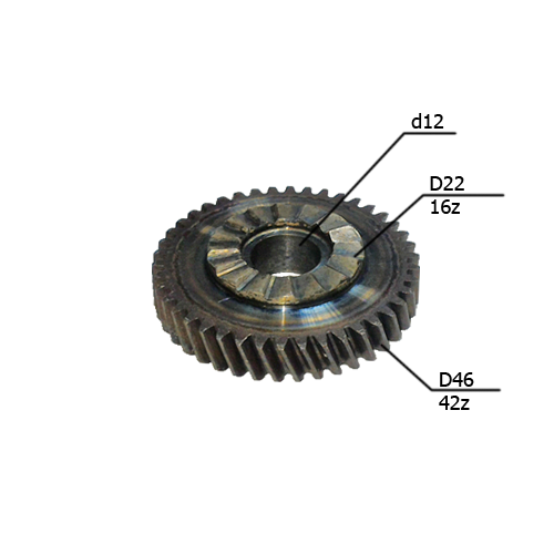 Шестерня ответная для дрели Смоленск мэсу–7 d 47х12 (№811) №232