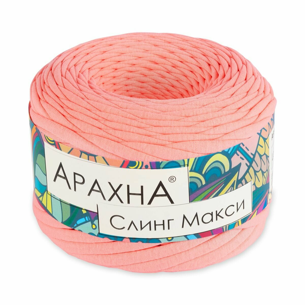 Пряжа ARACHNA Sling Maxi 100% хлопок 4 шт. х 300 г, 100 м №53 св. персиковый