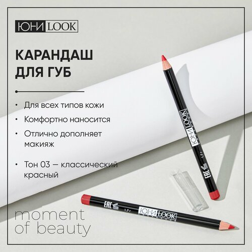 Карандаш для губ, 1,7 г