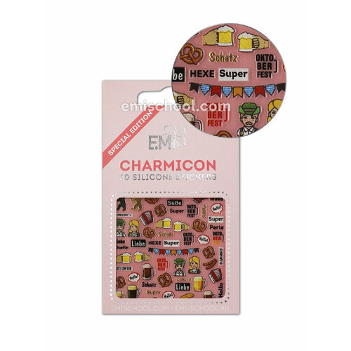 Charmicon 3D Silicone Stickers Германия 2