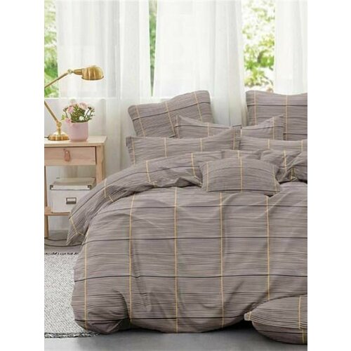 Постельное белье 2 спальное полисатин с евро простыней