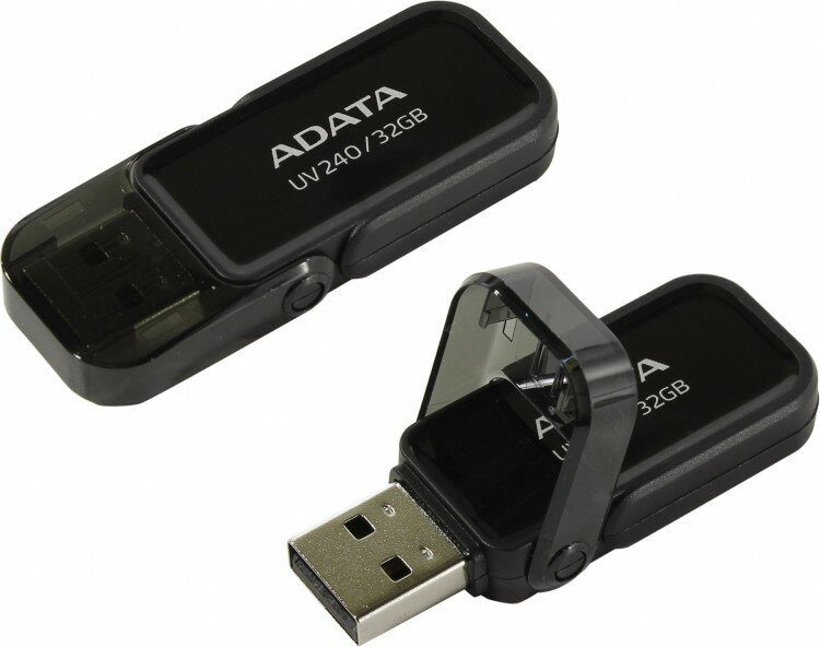 Флешка A-Data UV240 32ГБ USB2.0 черный (AUV240-32G-RBK) - фото №14