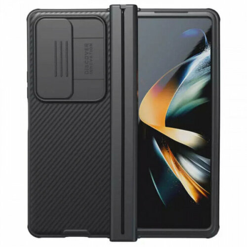 телефон samsung galaxy z fold 4 12 256gb черный sm f936bzkbeue Nillkin CamShield Pro Lite Чехол из пластика и TPU с защитой камеры для Samsung Galaxy Z Fold 4