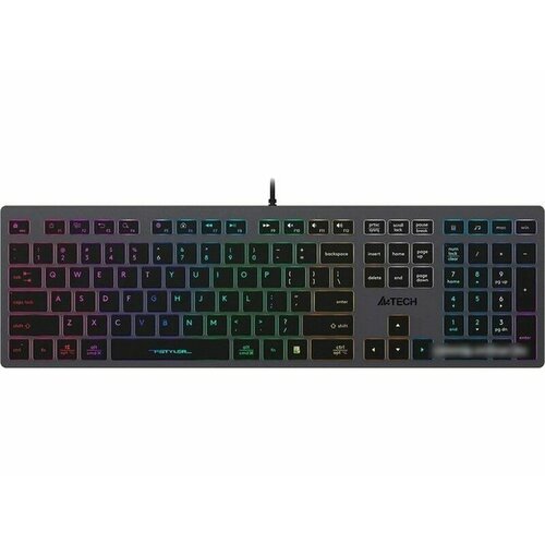 Клавиатура A4Tech Fstyler FX60H серый 448400₽
