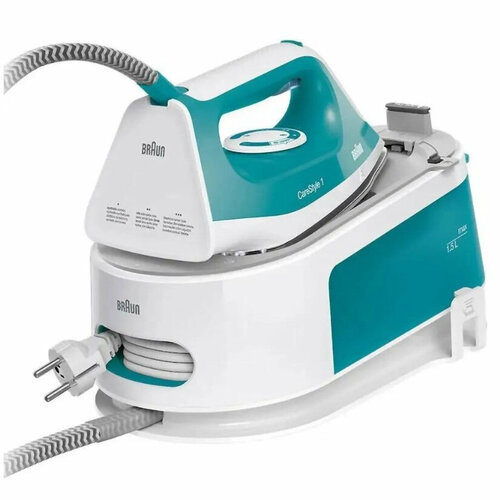 Утюг Braun IS1013GR, white/turquoise утюг bq si1009 white turquoise