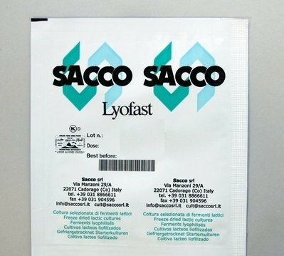 Закваска для сыра Lyofast MS 064 CM 5UC (на 250-1000 л, Sacco)