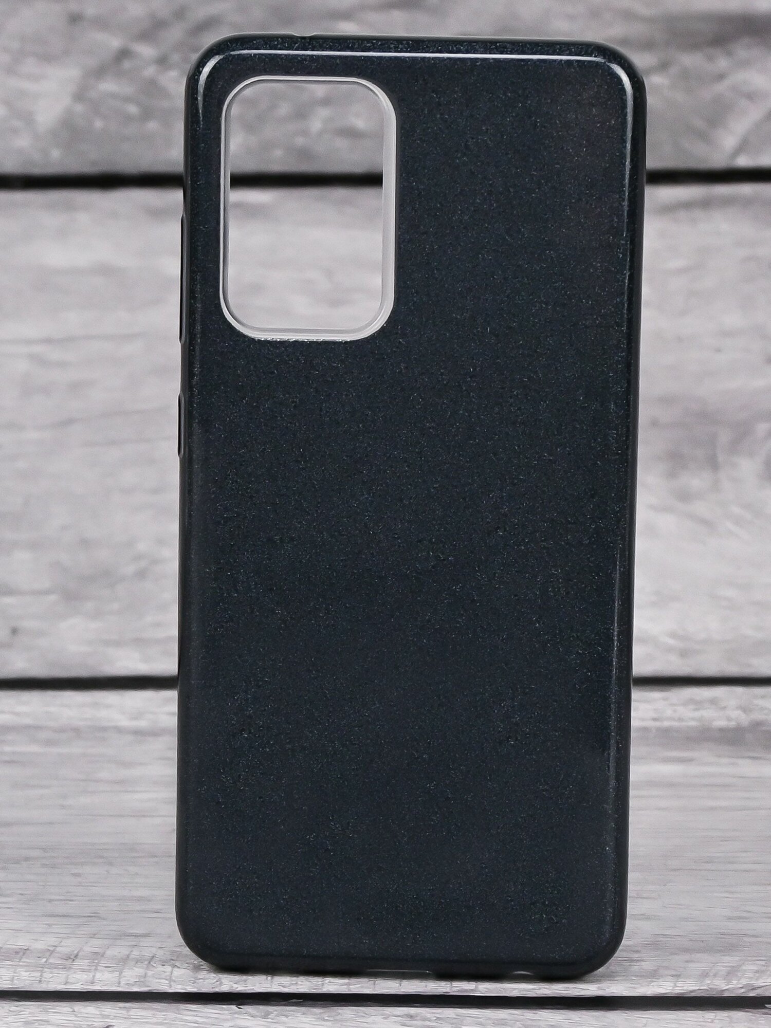 Силиконовый чехол бампер на смартфон Samsung Galaxy A52 переливающийся с блестками, защитная блестящая накладка для телефона Самсунг Галакси а52