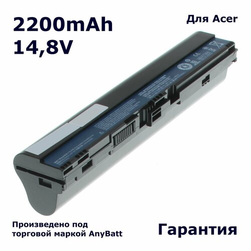 Аккумулятор AnyBatt 2200mAh, для TravelMate B113 Aspire One AO756 C7 Chromebook (C710) B11 B113-M AO725 аккумулятор батарея для ноутбука acer aspire v5 171 6860 5200mah replacement черная