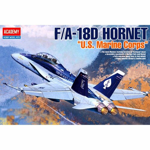 Academy сборная модель 12422 F/A-18D Hornet 1:72 сборная модель revell maverick s f a 18 hornet 1 72