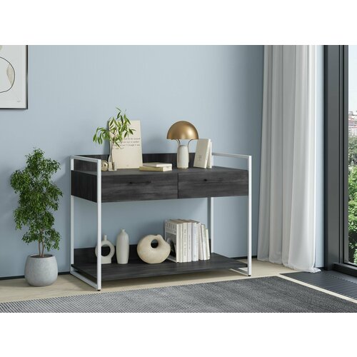 Консоль Urban Лофт 01 Белый/Северное дерево темное