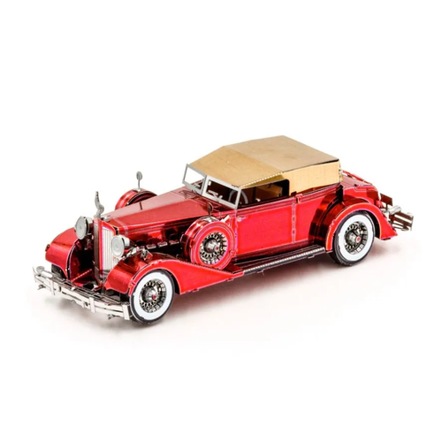 Конструктор 3D из металла автомобиль Packard Twelve 1934 красный