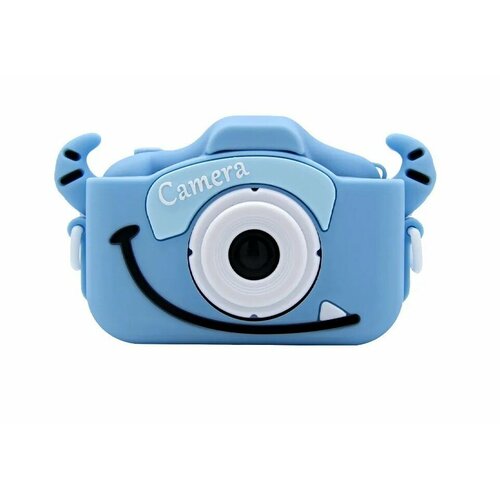 Детский фотоаппарат Kids Camera Коровка голубой