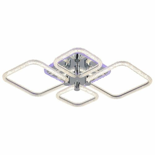 Люстра потолочная светодиодная с пультом мощность 108 Вт На комнату 10 метров от Getogazov Family 4981₽