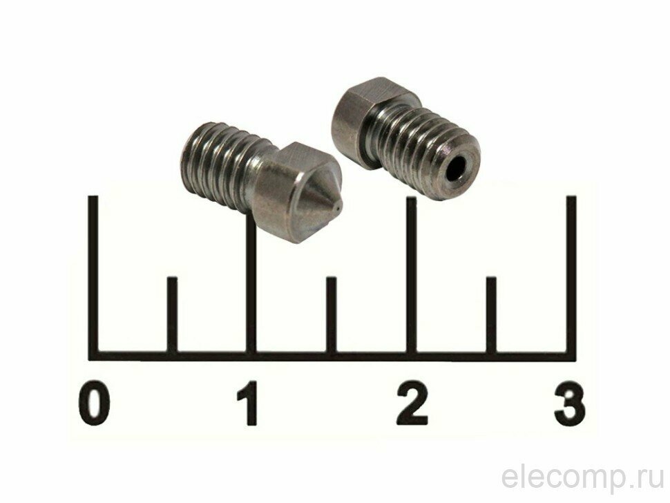 Сопло М6 0.3мм/1.75мм (для 3D принтера)