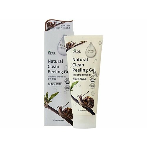 Пилинг-скатка для лица Ekel Natural Clean peeling gel Black Snail