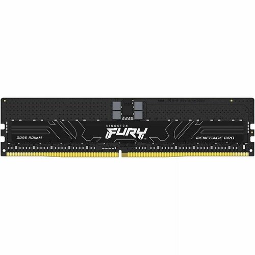 Модуль памяти Kingston 16GB DDR5 5600 FURY Renegade Pro RDIMM Black XMP KF556R36RB-16 16271₽