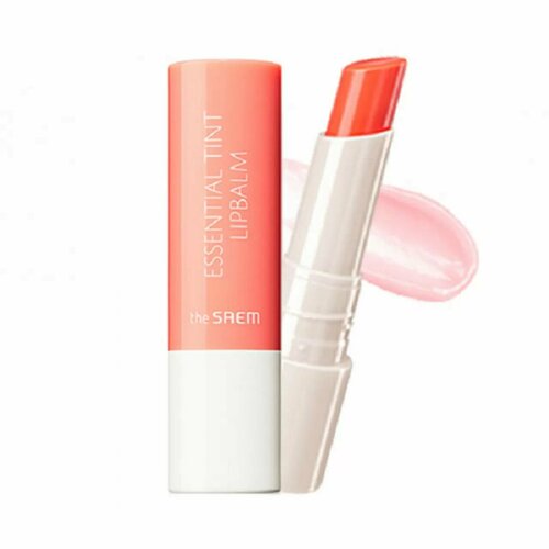 The Saem Тинт-бальзам для губ Saemmul Essential Tint Lipbalm CR01 уход за губами мануфактура натуральной косметики и мыла живица хвойный бальзам для губ кедровый