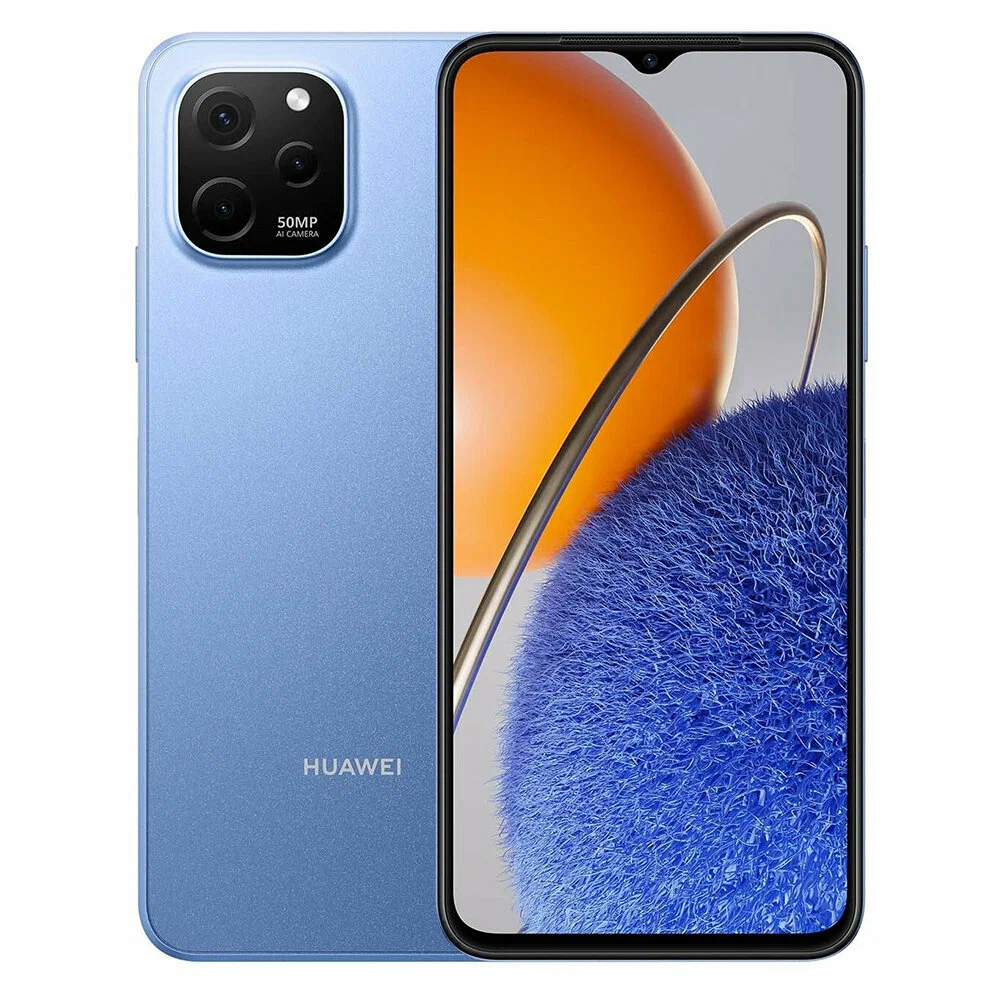 Смартфон HUAWEI Nova Y61 4/128 ГБ Global для РФ, Dual nano SIM, сапфировый синий