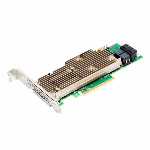 Broadcom RAID-контроллер Broadcom 9460-8I SGL (05-50011-02 / 03-50011-33010) PCIe 3.1 x8 LP, SAS/SATA/NVMe, RAID 0,1,5,6,10,50,60, 8port(2 *int SFF8643), 2GB Cache, 3508ROC (003617) 9460-8I контроллер pcie x4 v3 0 asm1166 6 x sata sata 3 0 6gb s orient a1166s6