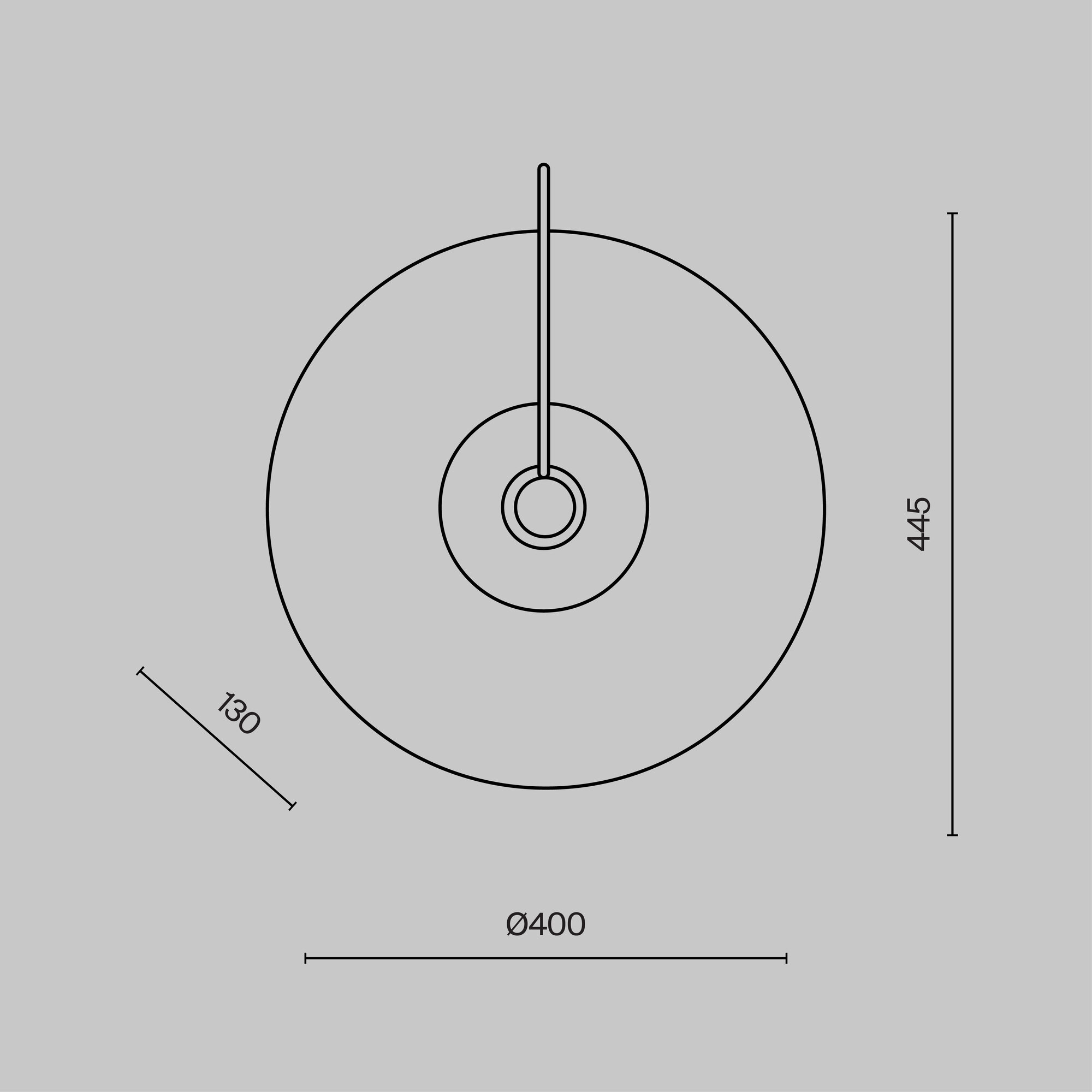 Бра Maytoni Facet MOD094WL-01G - фото №17