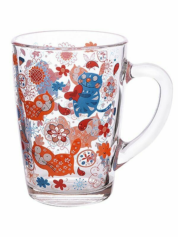фото Кружка для чая Гусь-хрустальный, стеклянная, 300мл
