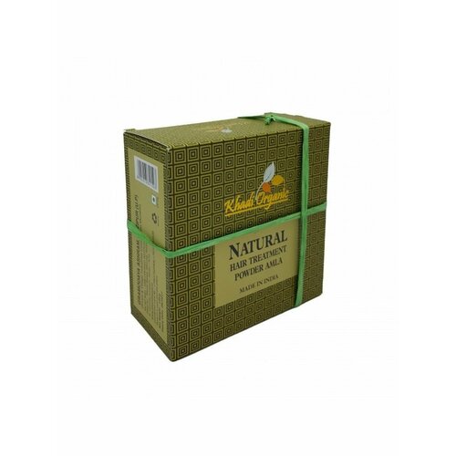 Khadi Organic Маска для волос сухая Амла Кхади Powder Amla, Бахарат Базар 100 гр.