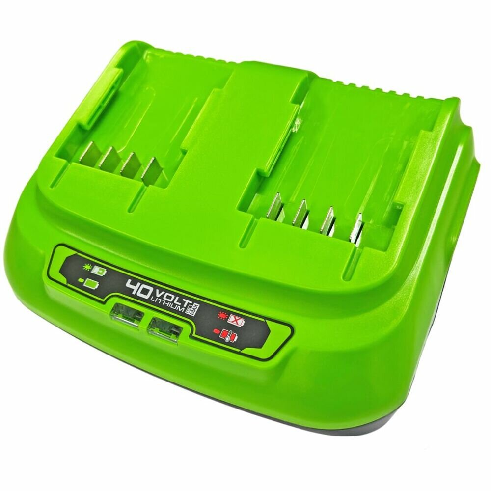 Зарядное устройство Greenworks 40В на 2 аккумулятора 2938807
