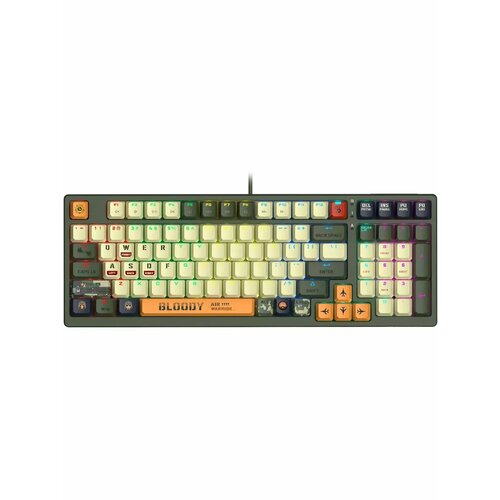 Игровая клавиатура Bloody S98 Aviator Green 10670₽