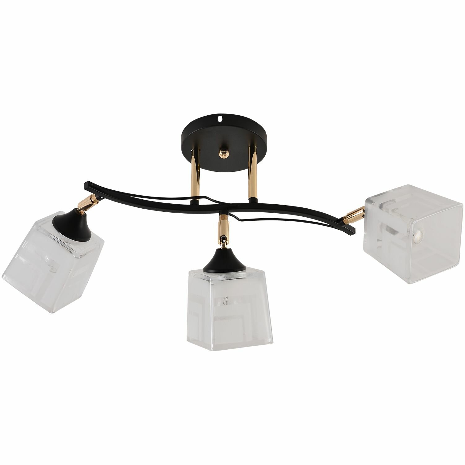 Люстра потолочная Reluce 01594-3.3-03B BK+FGD — фото 1