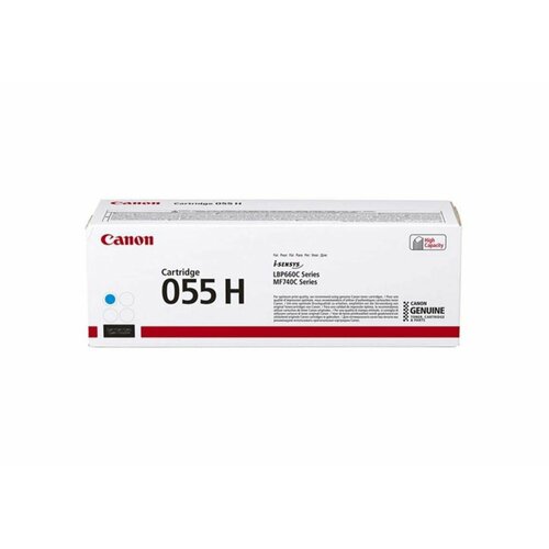 Canon 055H C (3019C002) картридж голубой (5900 стр.)