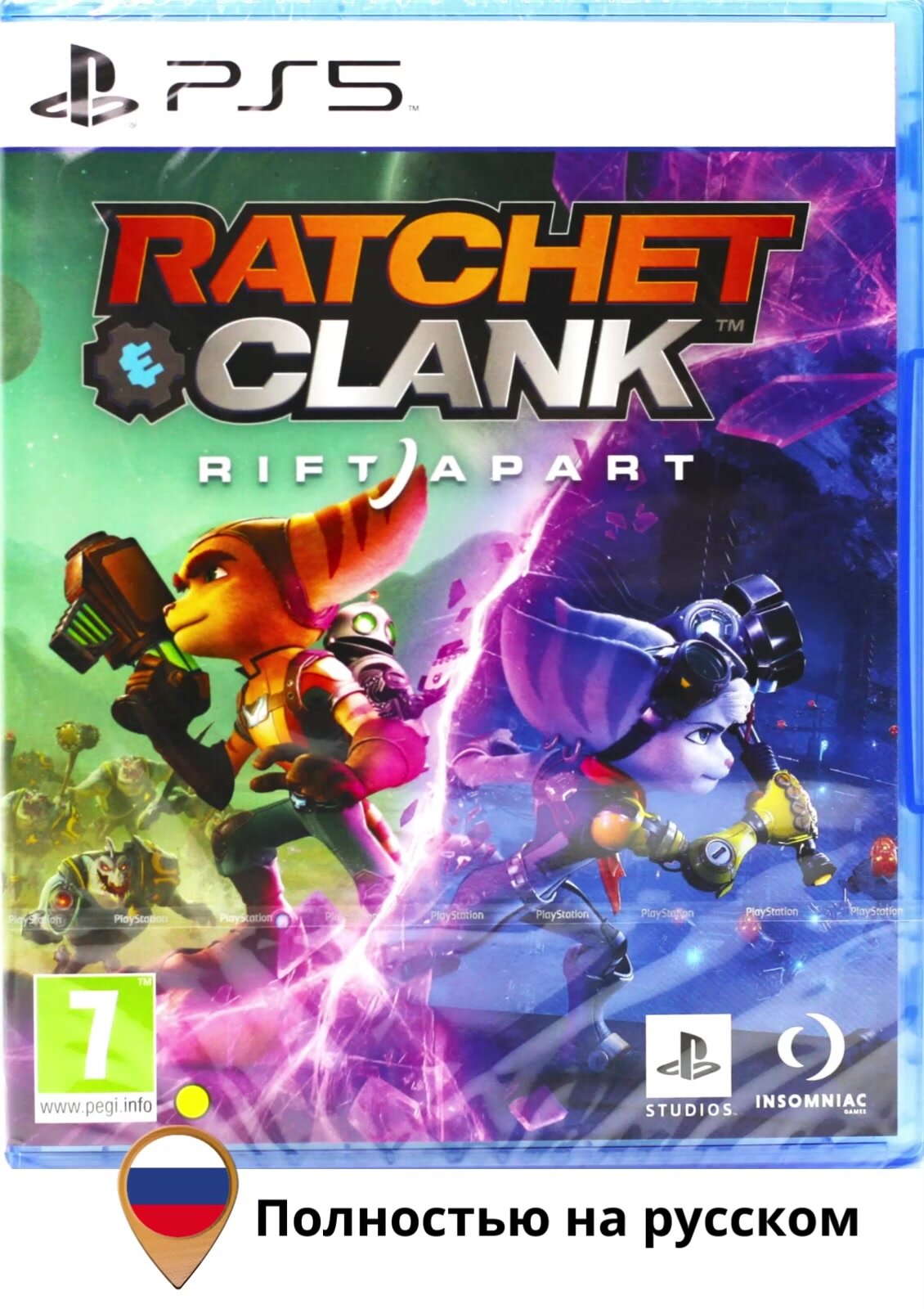 Игра Ratchet & Clank: Rift Apart (Сквозь Миры) PS5 (Диск) Русская ...