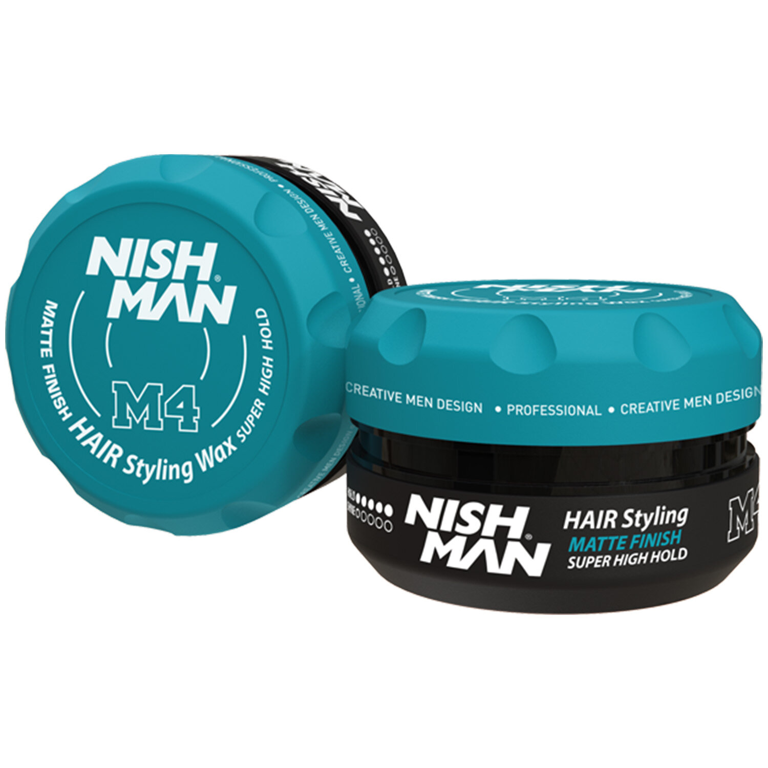 Глина для волос NISHMAN MATTE FINISH SUPER HIGH HOLD WAX M4, 30 мл