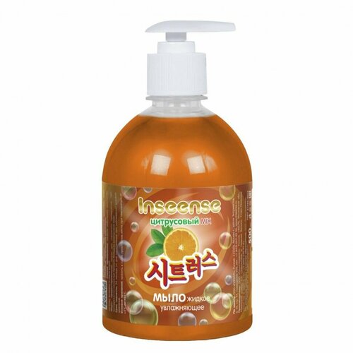 Inseense Крем-мыло Увлажняющее Цитрусовый микс дозатор 500мл 254₽