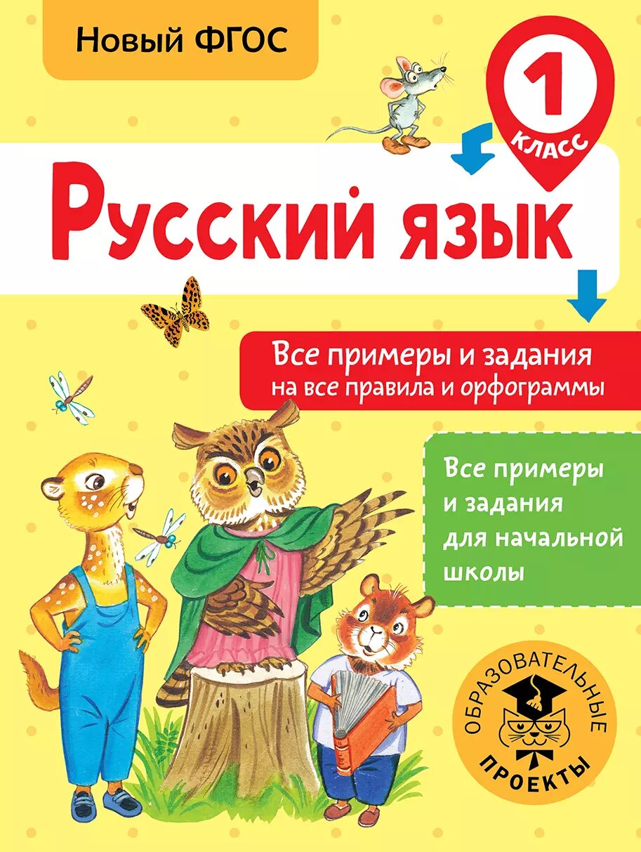 Русский язык. Все примеры и задания на все правила и орфограммы. 1 класс (Наталия Шевелёва)