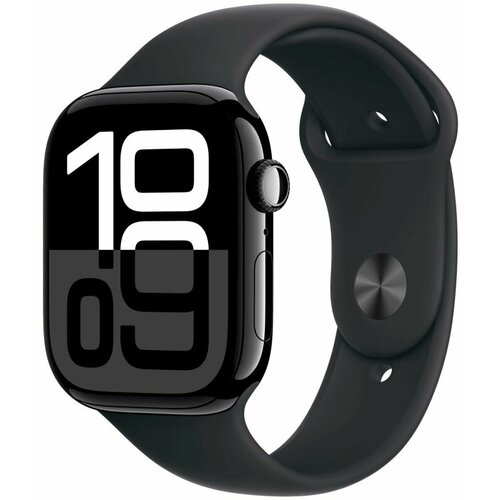 Умные часы Apple Watch Series 10 42mm Jet Black Aluminum Case Sport Band SM 58950₽