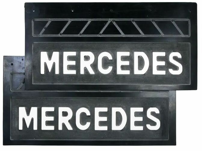 Комплект 2 шт Брызговики резиновые на грузовики мерседес MERCEDES 500*250
