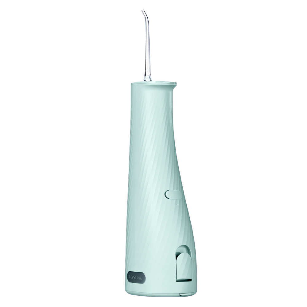 Ирригатор Revyline 640, 3 режима, 3 насадки, вращение на 360°, 310мл, зелёный — фото 1